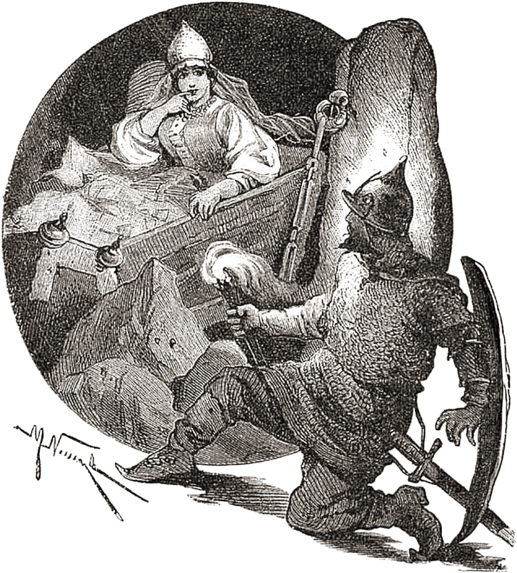 Mikhail Nesterov La principessa e i sette cavalieri