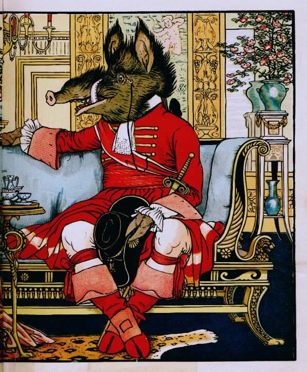 Tutte le sere, la Bestia veniva  a trovarla e le teneva compagnia durante la cena intrattenendola con discorsi pieni di buon senso, ma privi di quel che in società vien chiamato «spirito››.