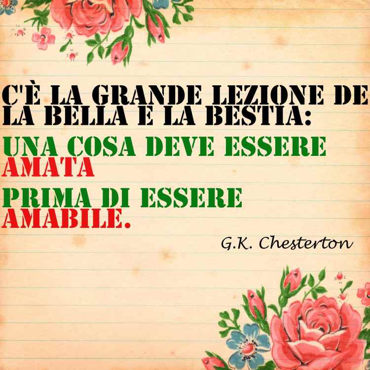la bella e la bestia chesterton sito