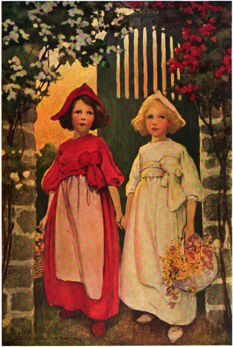 Rosabianca e Rosarossa. Jessie Willcox Smith